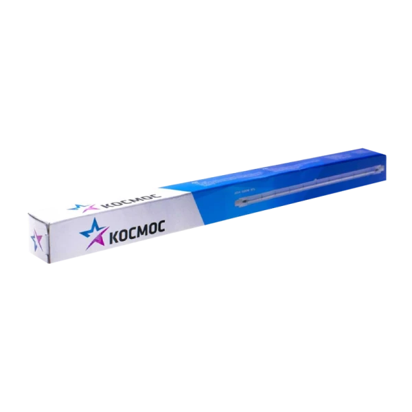 Лампа галогенная Космос J254 R7s 1000W 3000К 230V трубчатая прозрачная (1/50/500)