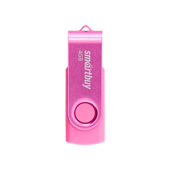 Флеш-накопитель Smartbuy Twist 4GB USB2.0 пластик розовый