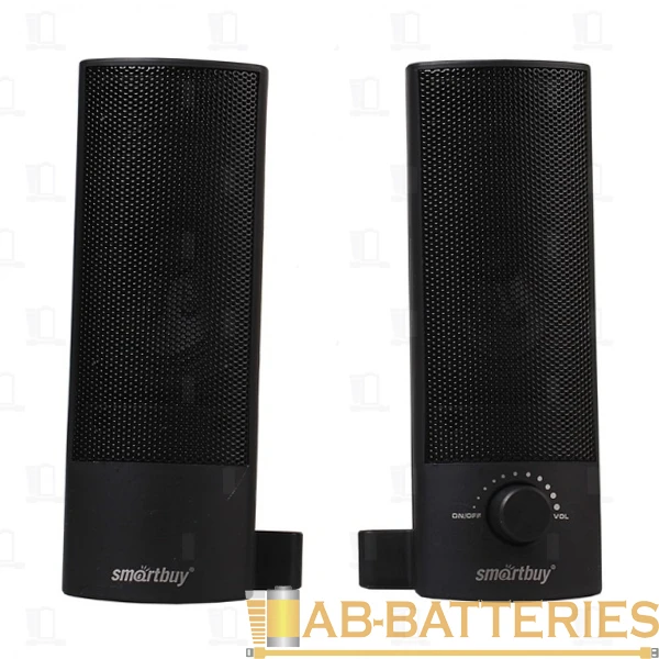 Колонки 2.0 Smartbuy Desktop Disco 70 6W USB+Jack 3.5мм черный (1/24)