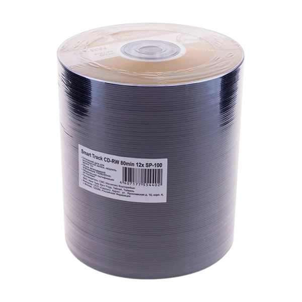 Диск CD-RW SmartTrack SP-100 700MB 4-12x 100шт. (100/600)