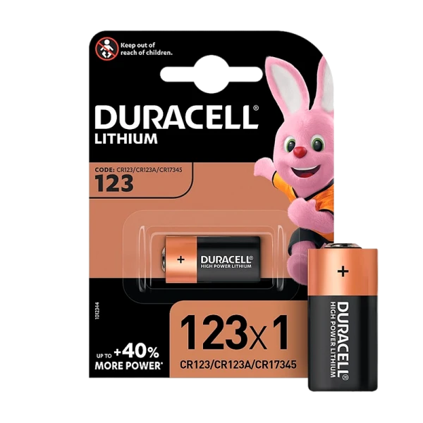 Батарейка Duracell Procell CR123A bulk Lithium 3V (1/50)