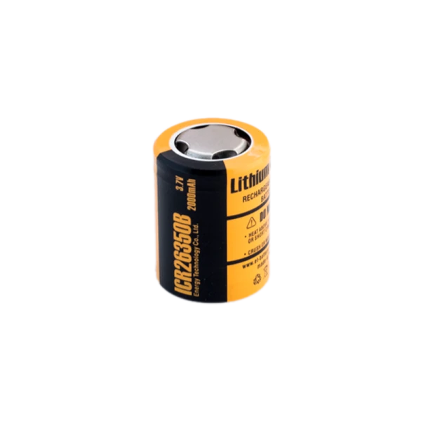 Аккумулятор ET ICR26350B 26.0*35.0, 2000mAh, Li-Ion (1/200)