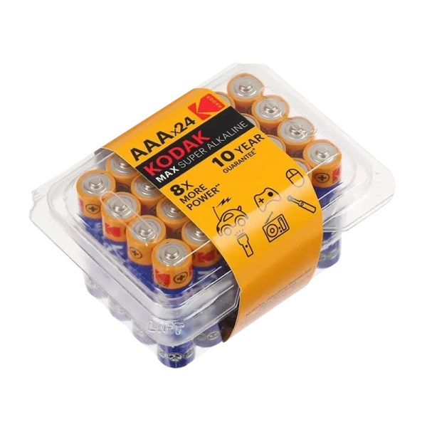 Батарейка Kodak MAX LR03 AAA BOX24 Alkaline 1.5V (24/480/33600)