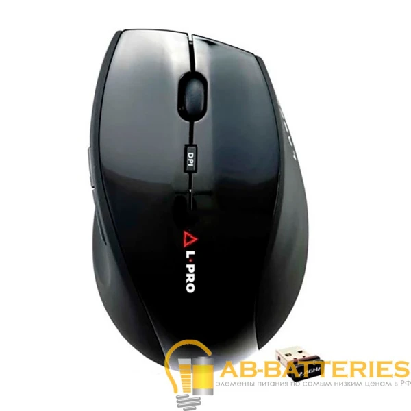 Мышь беспроводная L-PRO 601 классическая USB красный (1/40)