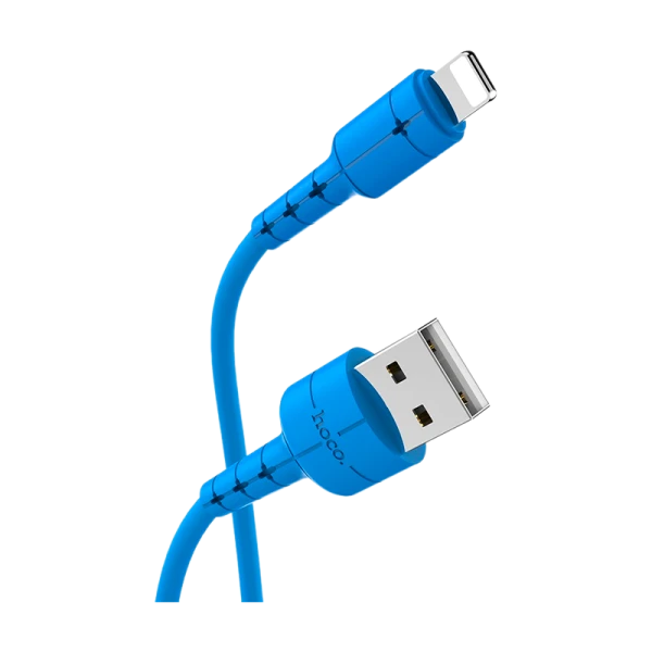 Кабель HOCO X30 USB (m)-Lightning (m) 1.2м 2.0A TPE синий (1/30/300)