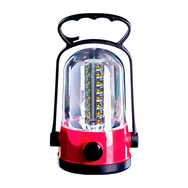 *Фонарь туристический Космос 6010 32LED от аккумулятора красный (1/48) 