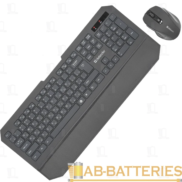 Набор клавиатура+мышь беспроводной Defender C-925 Berkeley классическая мультимед. черный (1/12)