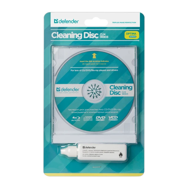Набор чистящих средств Defender CLN36903 Optima 20мл для дисков (1/25/100)