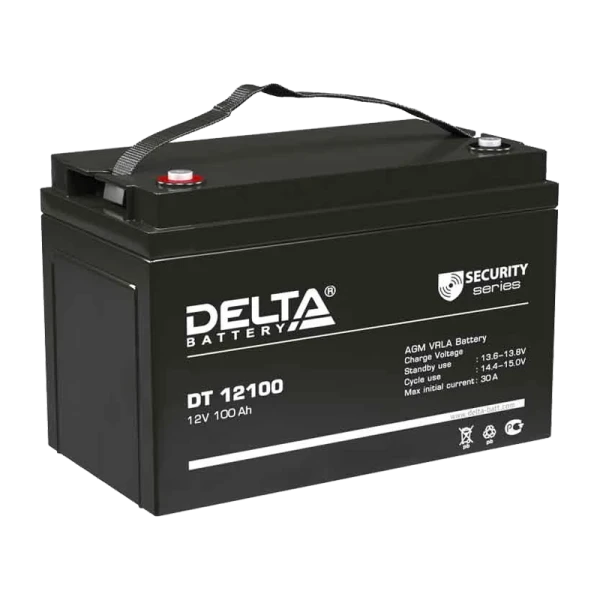 Аккумулятор свинцово-кислотный Delta DT 12100 12V 100Ah