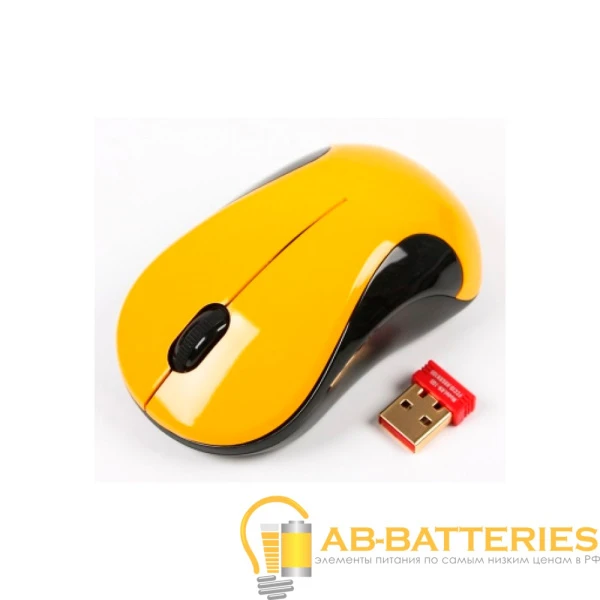 Мышь беспроводная A4Tech G9-320-3 классическая USB желтый (1/40)