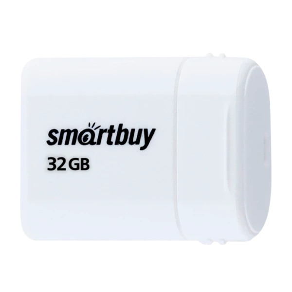 Флеш-накопитель Smartbuy Lara 32GB USB2.0 пластик белый