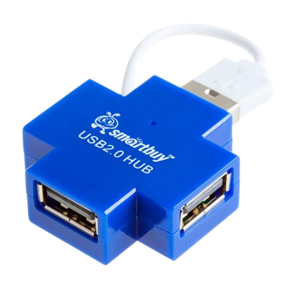 USB-Хаб Smartbuy 6900 4USB голубой