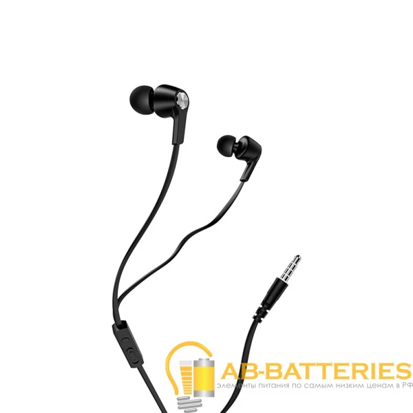 Наушники внутриканальные Borofone BM37 с микр. черный (1/76/304)