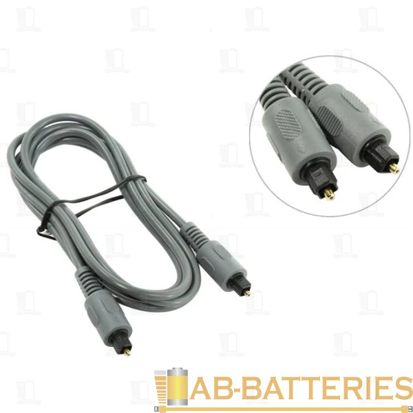 Кабель Smartbuy KA-218 Toslink (m)-Toslink (m) 1.8м силикон черный (1/25)