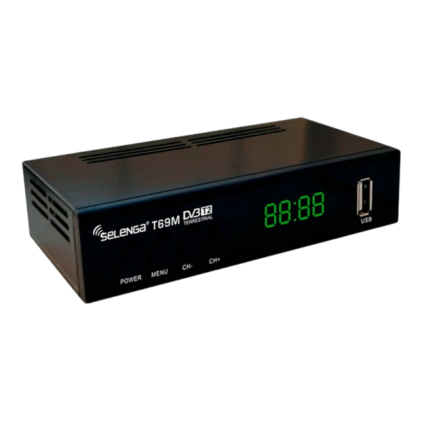 Приставка для цифрового ТВ Selenga T69M DVB-T/T2/C черный (1/20)