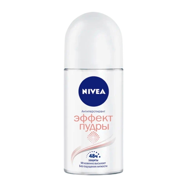 Дезодорант женский Nivea эффект пудры Deo роликовый 50мл (1/3)