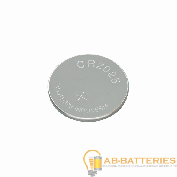 Батарейка ЭРА CR2025 BL1 Lithium 3V (1/40/320/35200)