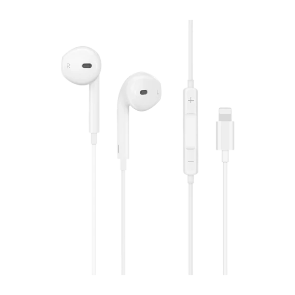 Наушники вставные HOCO L7 Plus bluetooth 5.0 с микр. Lightning (m) белый (1/32/192)