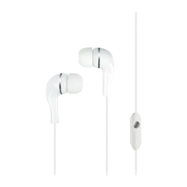 Наушники внутриканальные Smartbuy S4 с микр. белый в пакете (1/100)