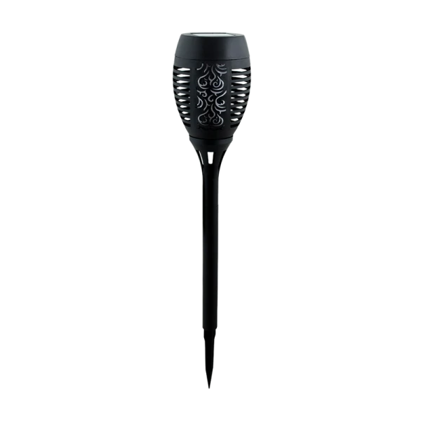 Фонарь садовый Старт Маори Пламя 2.3W 36LED от солнечной батареи IP44 датчик движения черный (1/12)