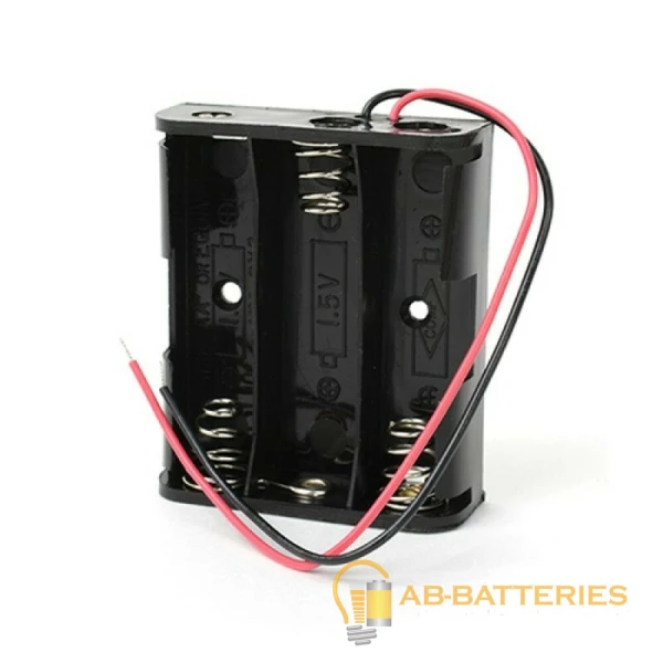 Отсек для элементов питания ROBITON Bh3xD с двумя проводами PK1 (1/25/250)