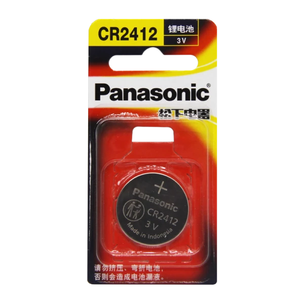 Батарейка Panasonic CR2412 BL1 Lithium 3V CN (Китай) (1/12)