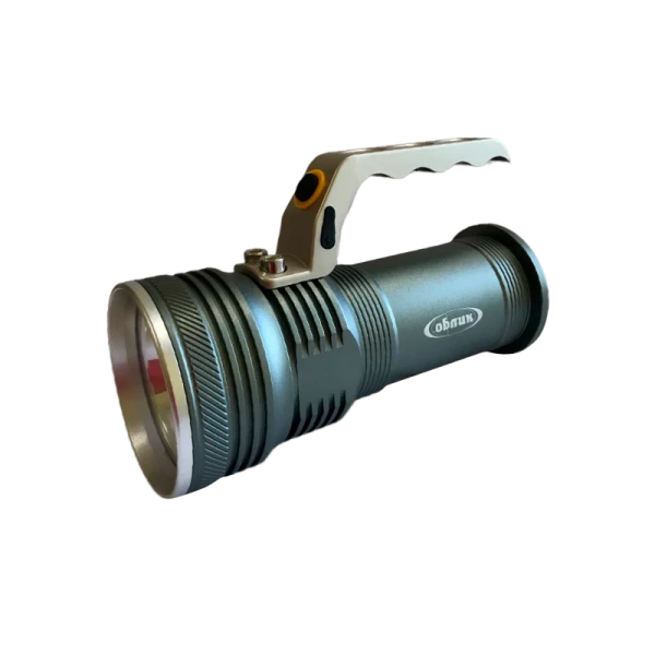 Фонарь универсальный Облик 8221 10W 1LED от аккумулятора серебряный