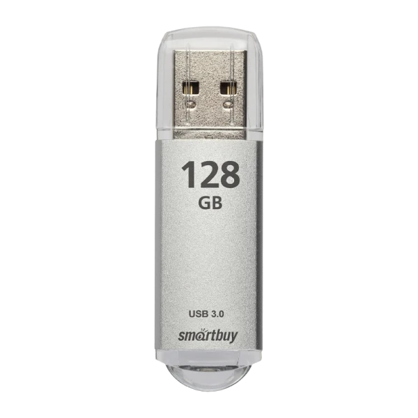 Флеш-накопитель Smartbuy V-Cut 128GB USB3.1 пластик серебряный