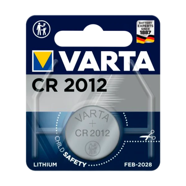 Батарейка Varta ELECTRONICS CR2012 BL1 Lithium 3V (1/10/100)