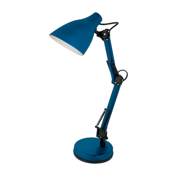 Светильник настольный Camelion KD-331 40W 230V E27 на основании синий (1/6)