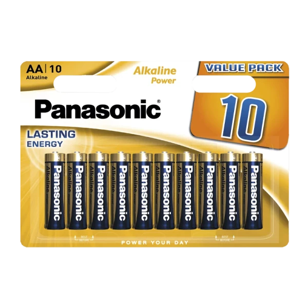 Батарейка Panasonic Alkaline power LR6 AA BL10 1.5V PR (10/120)