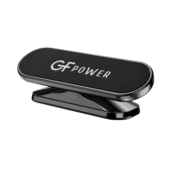 Держатель автомобильный GFPower CH-04 клеевая основа поворотный магнит черный (1/300)