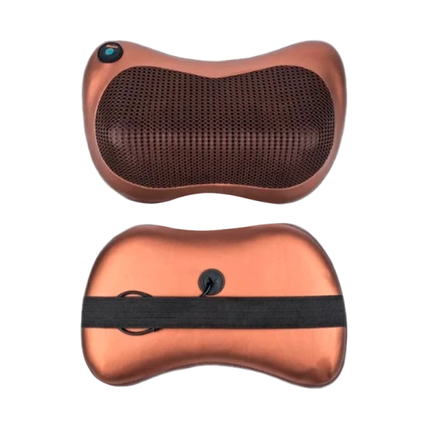 Массажная роликовая подушка Massage Pillow 8028 для шеи и спины Car&Home 8 роликов (25)