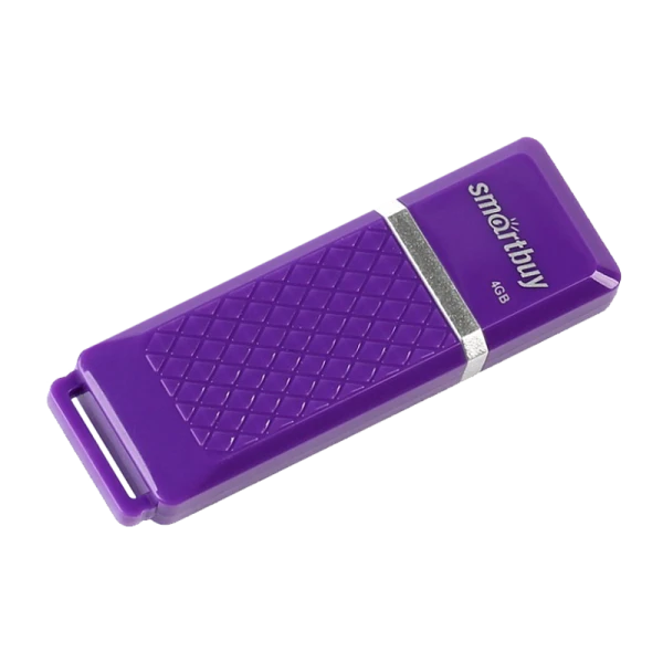 Флеш-накопитель Smartbuy Quartz 4GB USB2.0 пластик фиолетовый