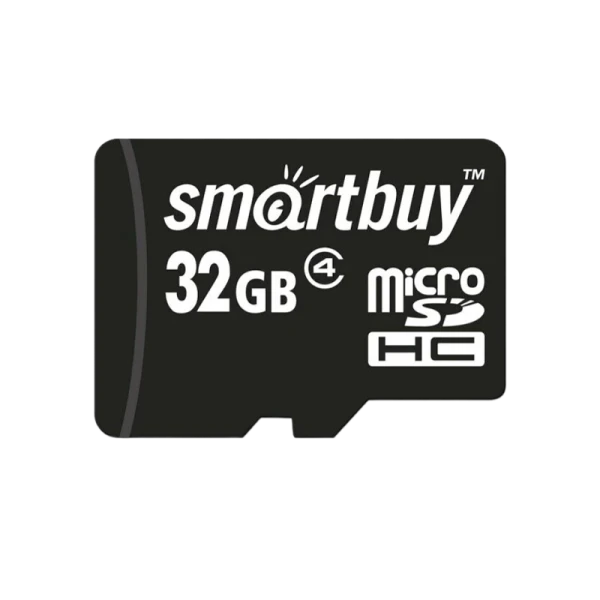 Карта памяти microSD Smartbuy 32GB Class4 4 МБ/сек без адаптера