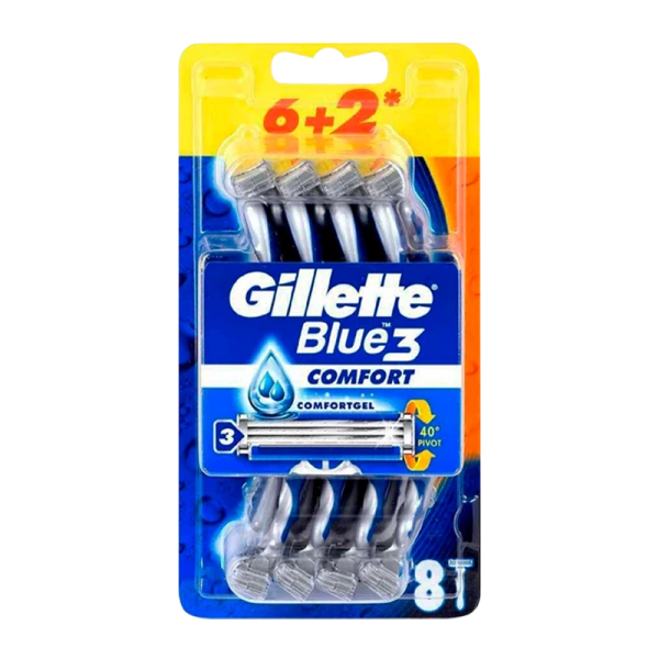 Бритва Gillette BLUE3 3 лезвия ENG 6+2шт. (1/6)