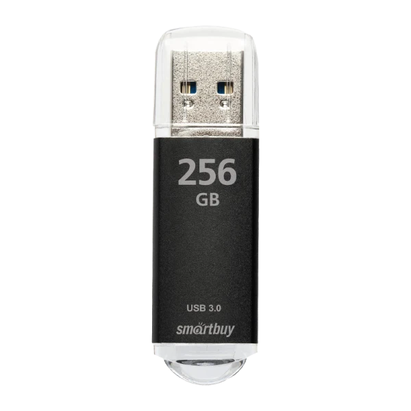 Флеш-накопитель Smartbuy V-Cut 256GB USB3.0 пластик черный