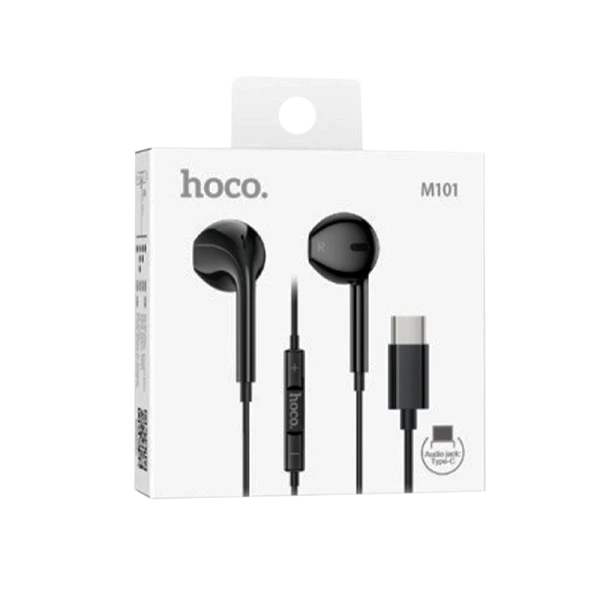 Наушники вставные HOCO M101 с микр. черный (1/144/864)