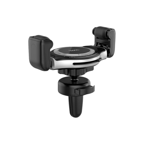 Держатель автомобильный HOCO S1 Lite в воздуховод серебряный (1/54)