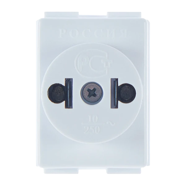 Сетевой переходник Старт универсальный 3р.Б/З белый (1/64)