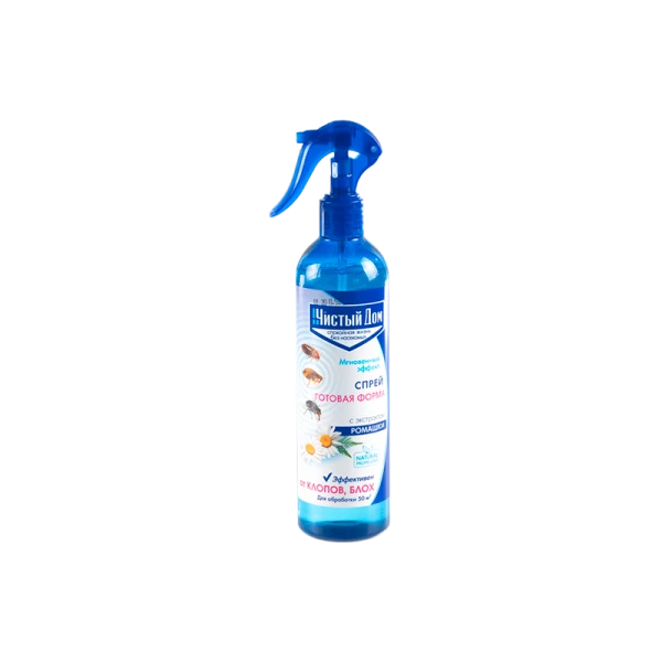 Спрей Чистый дом 400мл от клопов и блох (1/24)