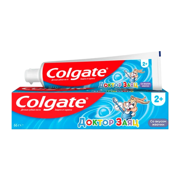 Зубная паста COLGATE Доктор Заяц Жвачка для детей 50мл (1/72)