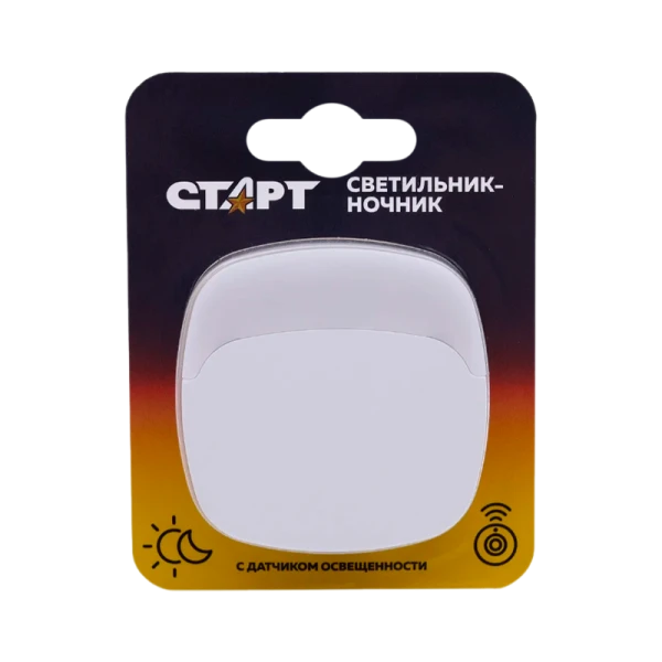 Ночник Старт "Квадрат" NL 1LED белый