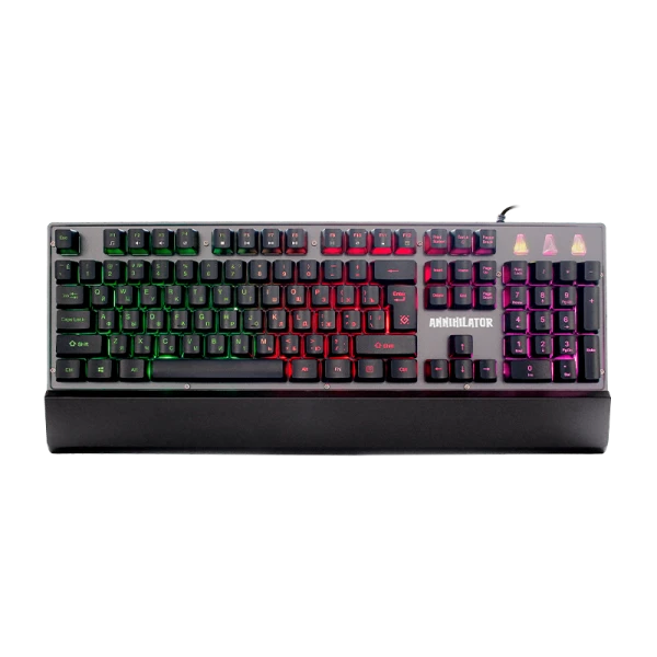 Клавиатура проводная Defender GK-013 Annihilator игровая USB 1.5м черный (1/10)