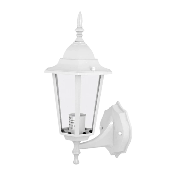 Светильник садово-парковый Camelion 4101 60W 230V E27 IP44 настенный белый (1/10)