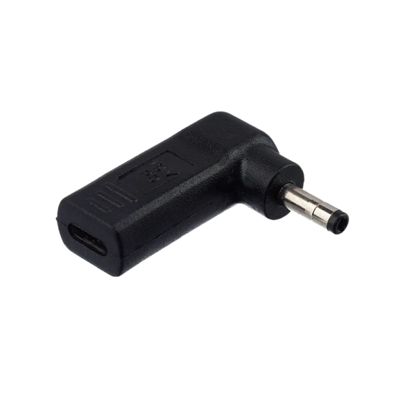 Адаптер GoPower Type-C (m)-4.0x1.7mm (m) черный