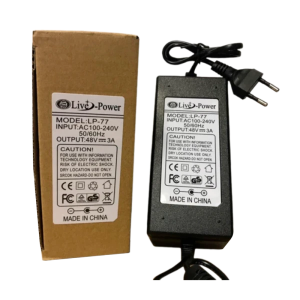 Блок питания Live Power LP77 3.0A 48V 5,5x2,5/12мм (1/50)