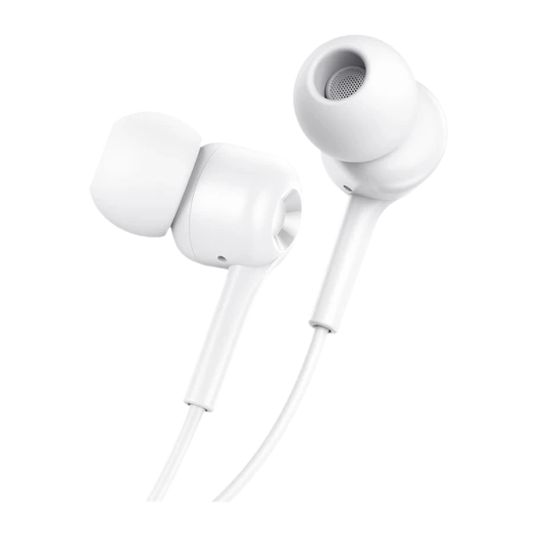 Наушники внутриканальные HOCO M82 с микр. белый (1/21/210)
