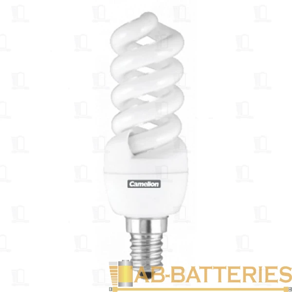Лампа энергосберегающая Camelion T3 E14 11W 4200К 220-240V спираль (1/5/25/100)