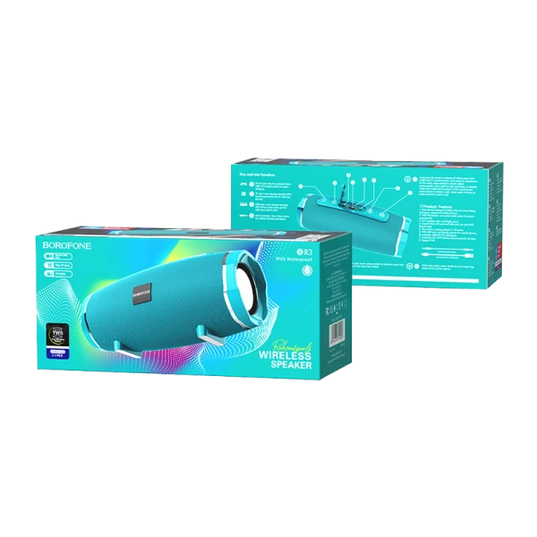 Портативная колонка Borofone BR3 bluetooth 5.0 microSD голубой (1/40)